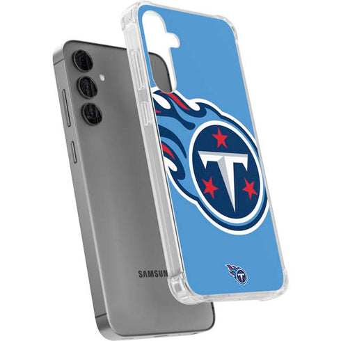 NFL Tennessee Titans Large Logo Galaxy S24 Plus Clear Case