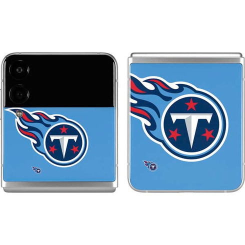 NFL Tennessee Titans Large Logo Galaxy Z Flip4 5G Skin