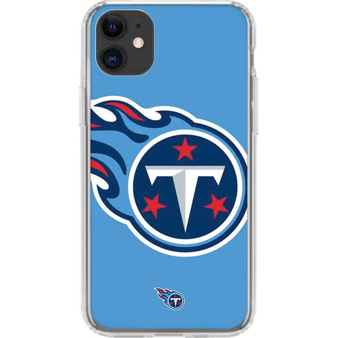 NFL Tennessee Titans Large Logo iPhone 11 Clear Case
