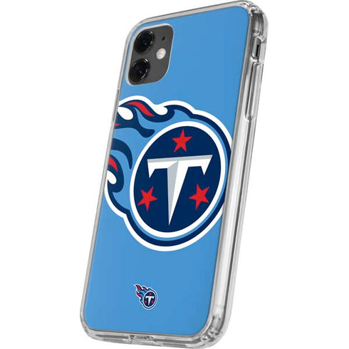 NFL Tennessee Titans Large Logo iPhone 11 Clear Case
