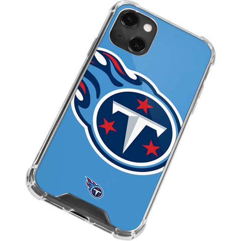 NFL Tennessee Titans Large Logo iPhone 13 Mini Clear Case