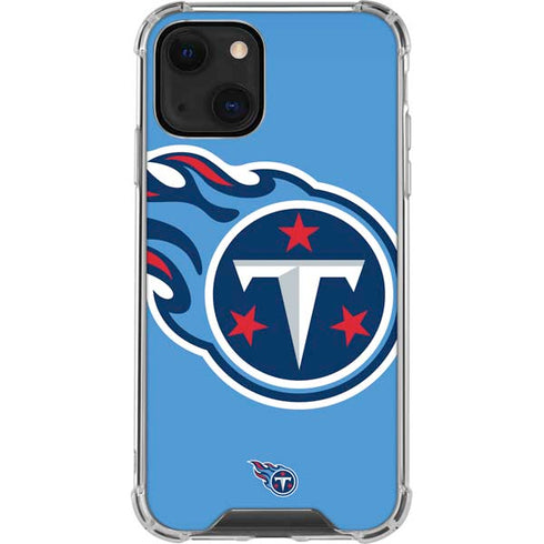 NFL Tennessee Titans Large Logo iPhone 14 Plus Clear Case