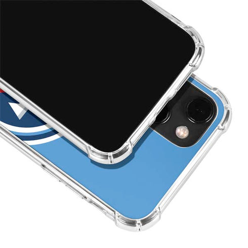 NFL Tennessee Titans Large Logo iPhone 14 Plus Clear Case