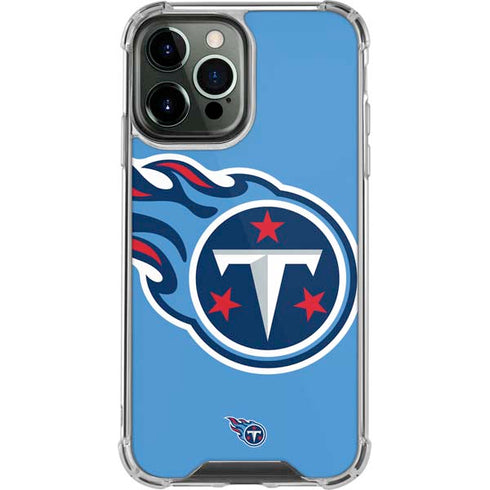 NFL Tennessee Titans Large Logo iPhone 14 Pro Max Clear Case