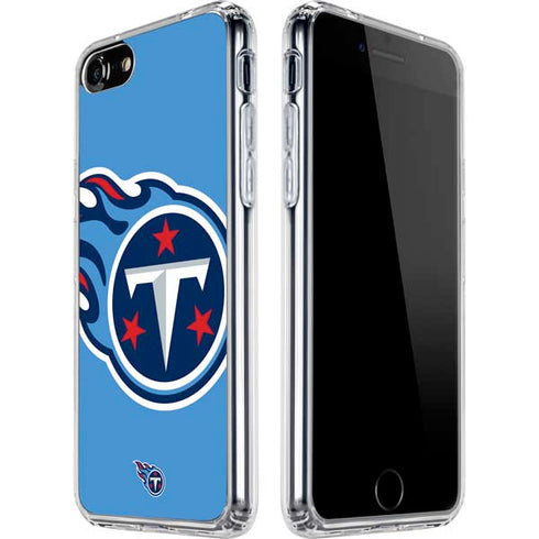 NFL Tennessee Titans Large Logo iPhone SE (2nd & 3rd Gen) Clear Case
