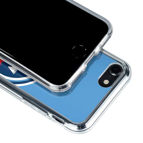 NFL Tennessee Titans Large Logo iPhone SE (2nd & 3rd Gen) Clear Case