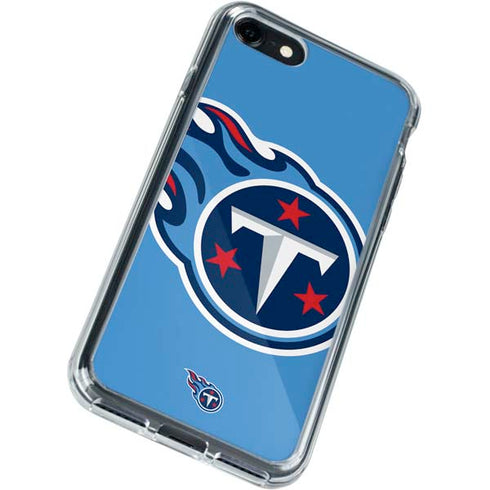 NFL Tennessee Titans Large Logo iPhone SE (2nd & 3rd Gen) Clear Case