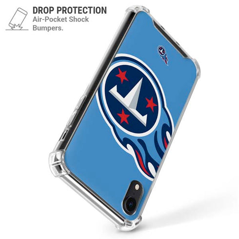 NFL Tennessee Titans Large Logo iPhone XR Clear Case