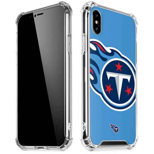 NFL Tennessee Titans Large Logo iPhone XS Max Clear Case