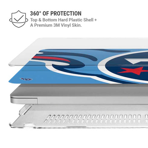 NFL Tennessee Titans Large Logo MacBook Air 13in M1 (2021) Case plus Skin