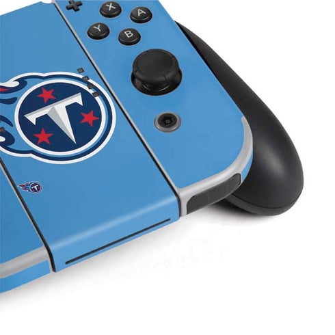 NFL Tennessee Titans Large Logo Nintendo Switch OLED (2021) Skin
