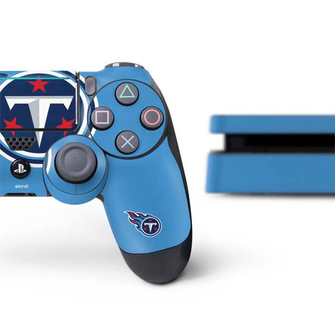 NFL Tennessee Titans Large Logo PS4 Slim Bundle Skin