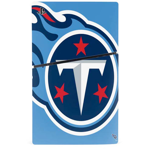 NFL Tennessee Titans Large Logo PS5 Slim Disk Bundle Skin