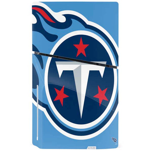 NFL Tennessee Titans Large Logo PS5 Slim Disk Bundle Skin
