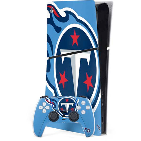 NFL Tennessee Titans Large Logo PS5 Slim Digital Edition Console Skin