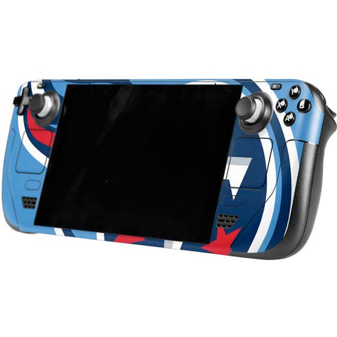 NFL Tennessee Titans Large Logo Steam Deck Handheld Gaming Computer Skin