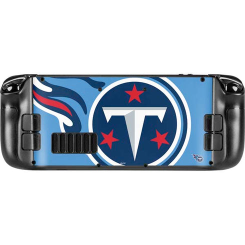NFL Tennessee Titans Large Logo Steam Deck Handheld Gaming Computer Skin