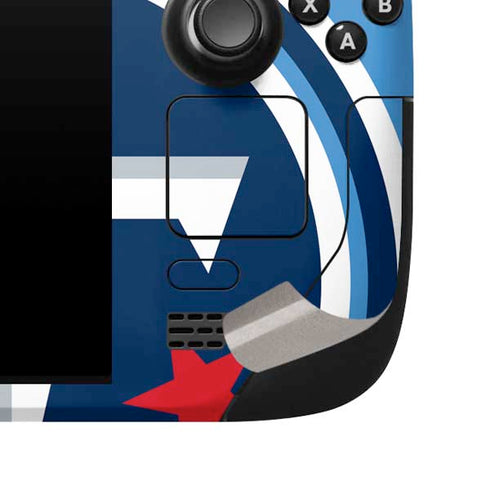 NFL Tennessee Titans Large Logo Steam Deck Handheld Gaming Computer Skin