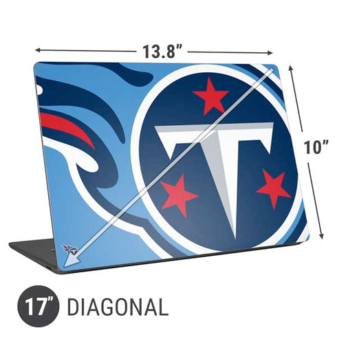 NFL Tennessee Titans Large Logo Universal Laptop 17in (13.8 x 10in) Skin