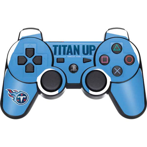 NFL Tennessee Titans Team Motto PS3 Dual Shock wireless controller Skin