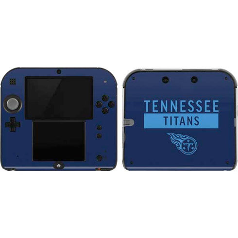 NFL Tennessee Titans Navy Blue Performance Series Nintendo 2DS Skin