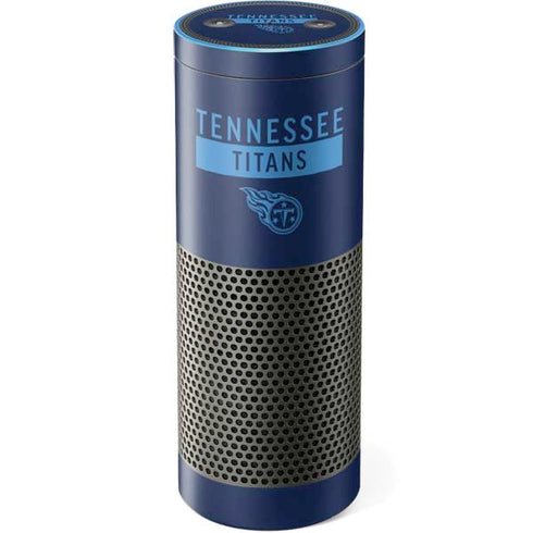 NFL Tennessee Titans Navy Blue Performance Series Amazon Echo Skin