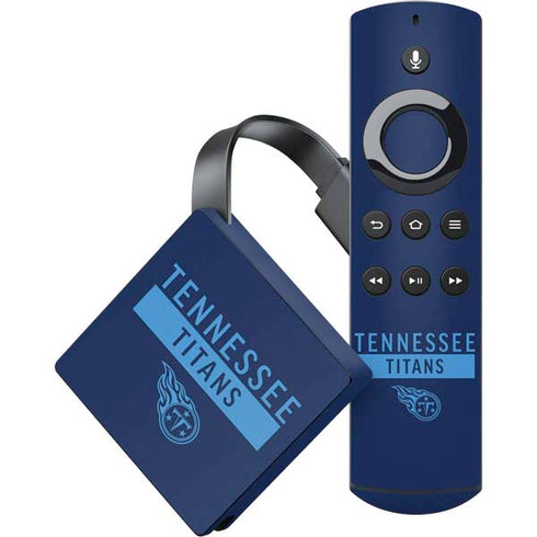 NFL Tennessee Titans Navy Blue Performance Series Amazon Fire TV Skin