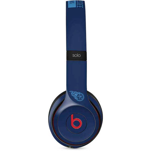 NFL Tennessee Titans Navy Blue Performance Series Beats Solo 2 Wireless Skin
