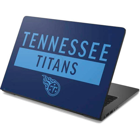 NFL Tennessee Titans Navy Blue Performance Series Dell Chromebook Skin