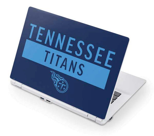 NFL Tennessee Titans Navy Blue Performance Series Acer Chromebook Skin