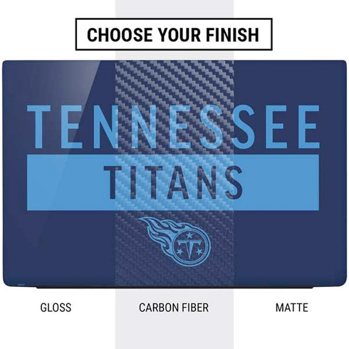 NFL Tennessee Titans Navy Blue Performance Series Dell Vostro Skin