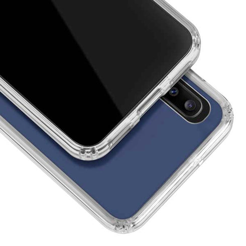 NFL Tennessee Titans Navy Blue Performance Series Galaxy A30 Clear Case