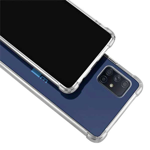 NFL Tennessee Titans Navy Blue Performance Series Galaxy A71 5G Clear Case