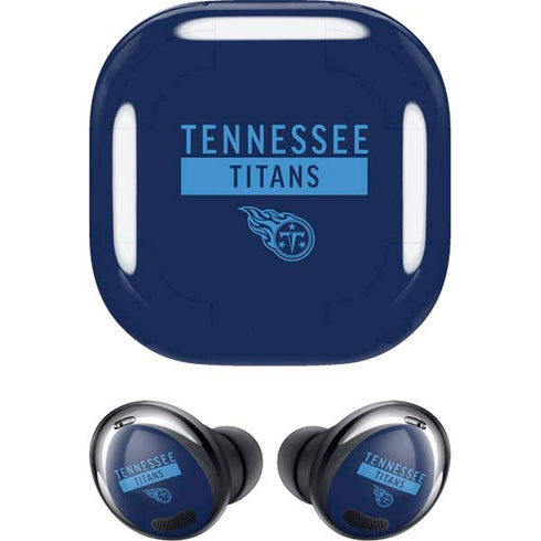 NFL Tennessee Titans Navy Blue Performance Series Galaxy Buds Pro Skin