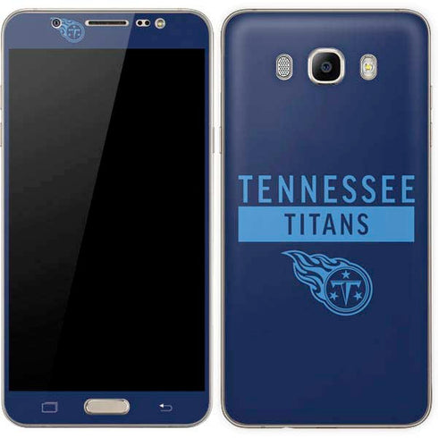 NFL Tennessee Titans Navy Blue Performance Series Galaxy J7 Skin
