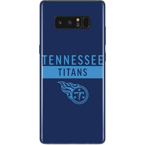NFL Tennessee Titans Navy Blue Performance Series Galaxy Note 8 Skin