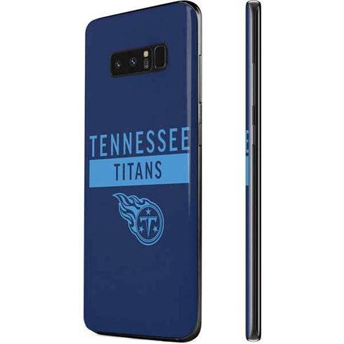 NFL Tennessee Titans Navy Blue Performance Series Galaxy Note 8 Skin