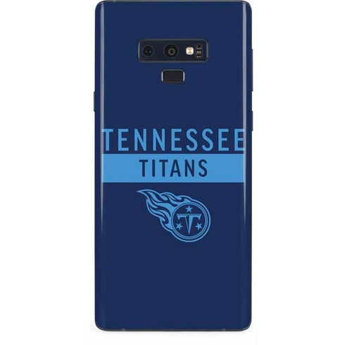 NFL Tennessee Titans Navy Blue Performance Series Galaxy Note 9 Skin