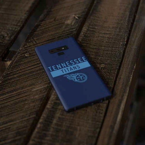 NFL Tennessee Titans Navy Blue Performance Series Galaxy Note 9 Skin