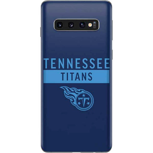 NFL Tennessee Titans Navy Blue Performance Series Galaxy S10 Skin