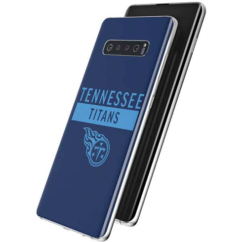 NFL Tennessee Titans Navy Blue Performance Series Galaxy S10 Skin