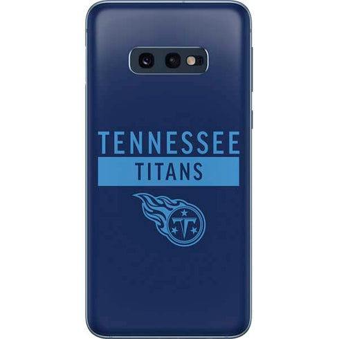 NFL Tennessee Titans Navy Blue Performance Series Galaxy S10e Skin