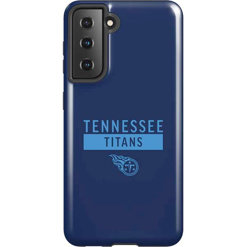 NFL Tennessee Titans Navy Blue Performance Series Galaxy S21 5G Pro Case