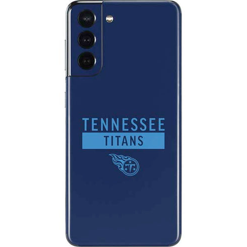 NFL Tennessee Titans Navy Blue Performance Series Galaxy S21 5G Skin