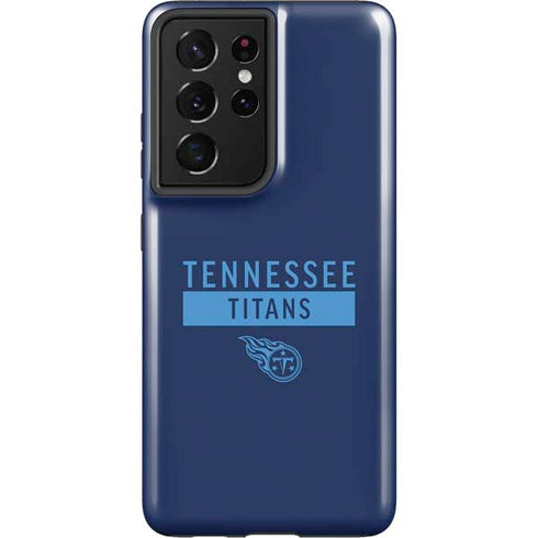 NFL Tennessee Titans Navy Blue Performance Series Galaxy S21 Ultra 5G Pro Case