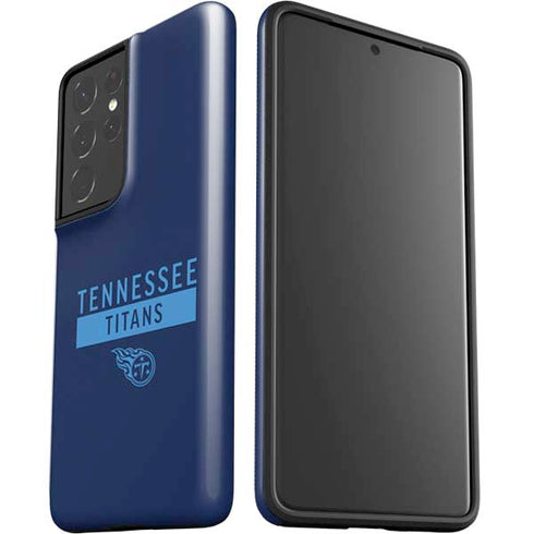 NFL Tennessee Titans Navy Blue Performance Series Galaxy S21 Ultra 5G Pro Case