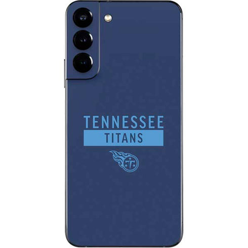 NFL Tennessee Titans Navy Blue Performance Series Galaxy S22 Plus Skin