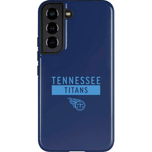 NFL Tennessee Titans Navy Blue Performance Series Galaxy S22 Pro Case