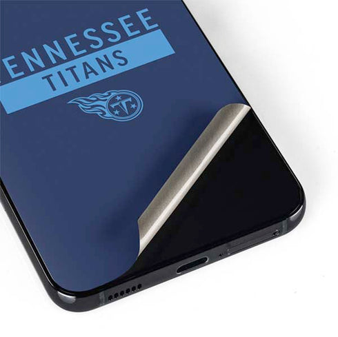 NFL Tennessee Titans Navy Blue Performance Series Galaxy S22 Skin