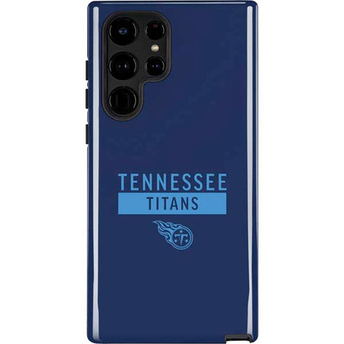 NFL Tennessee Titans Navy Blue Performance Series Galaxy S22 Ultra Pro Case
